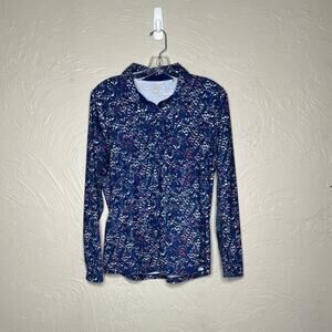 EP New York Long Sleeve Golf Shirt - Size Large